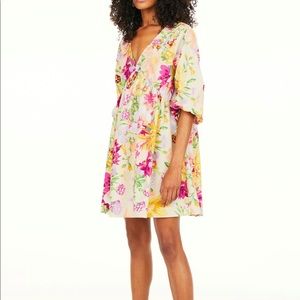 H&M V-neck floral dress